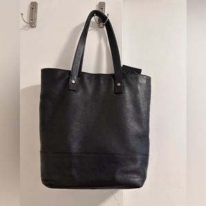Massimo Dutti Leather Tote Bag